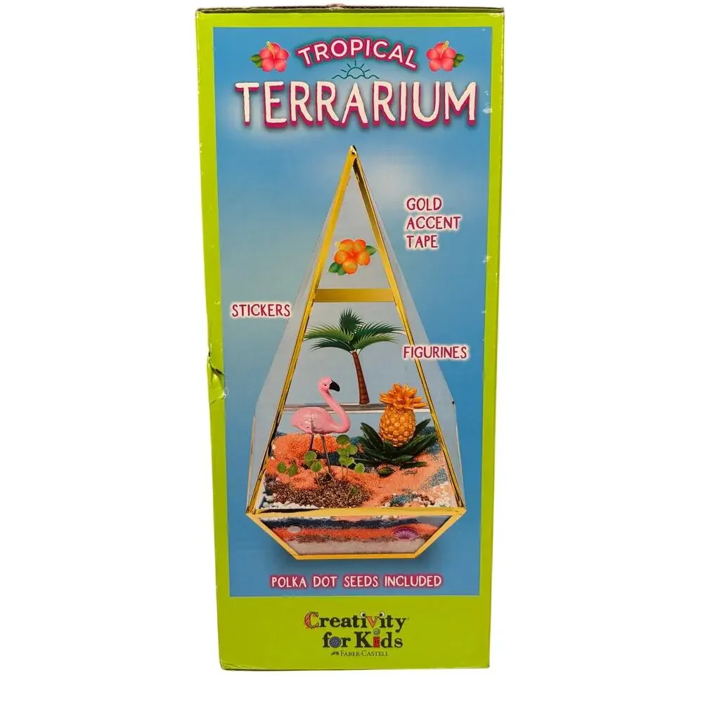 Creativity for Kids Faber-Castell Tropical Terrarium Kit Science Gardening NEW